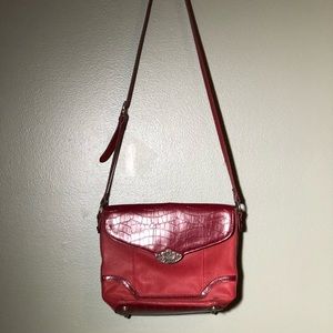 Coldwater Creek Red Cross Body Purse